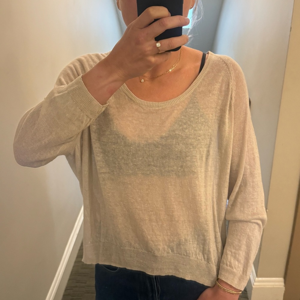 Poetry sheet sweater